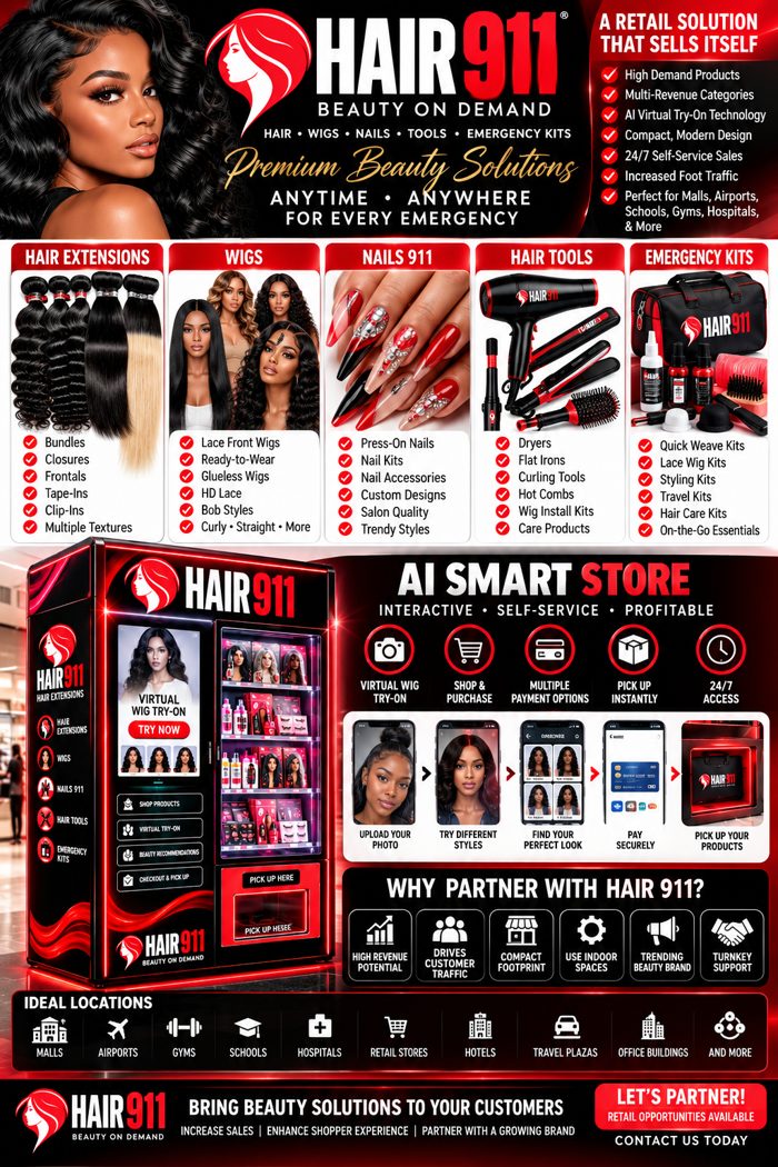 Hair 911 styling tools and accessories